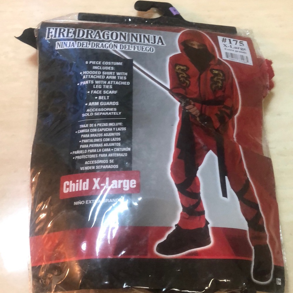Boy Fire Dragon Ninja